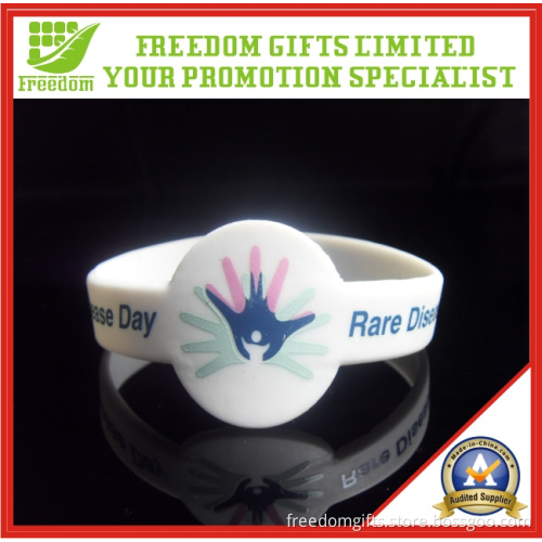 Silicone Watch Printed Wristbands (FREEDOM-SB026)